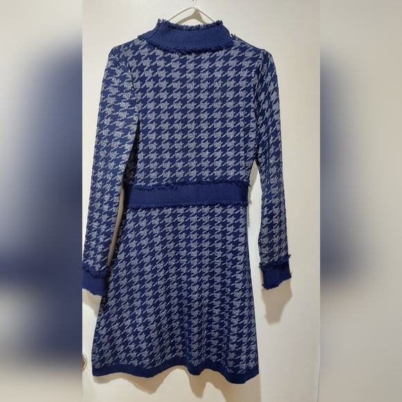 Blue and silver knitted dress - Picture 2 of 2